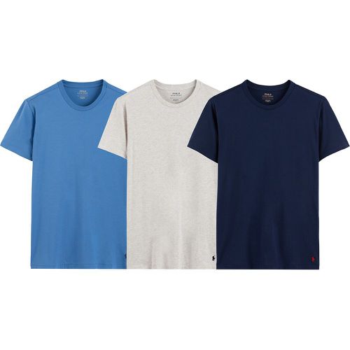 Pack of 3 T-Shirts with Crew Neck in Cotton - Polo Ralph Lauren - Modalova