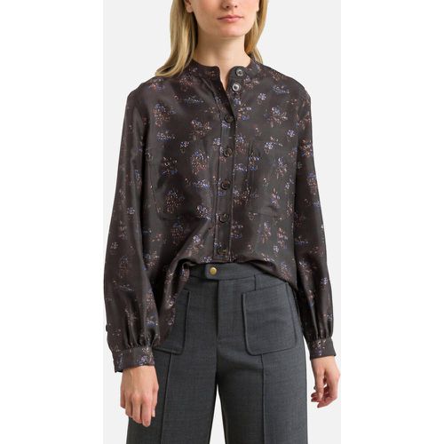 Laure Floral Silk Blouse - SOEUR - Modalova