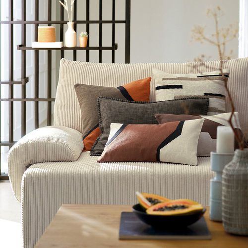 Nelio Striped Wool Blend Square Cushion Cover - LA REDOUTE INTERIEURS - Modalova