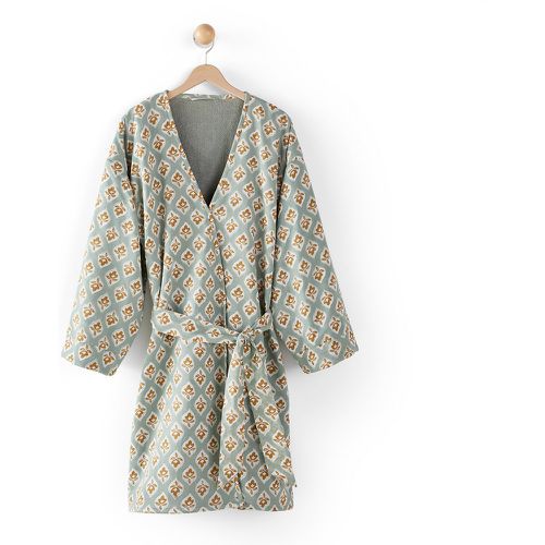 Cilou Terry-Backed 100% Cotton Kimono Bathrobe - LA REDOUTE INTERIEURS - Modalova