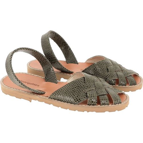 Avarca Compostelle Leather Sandals with Flat Heel - MINORQUINES - Modalova