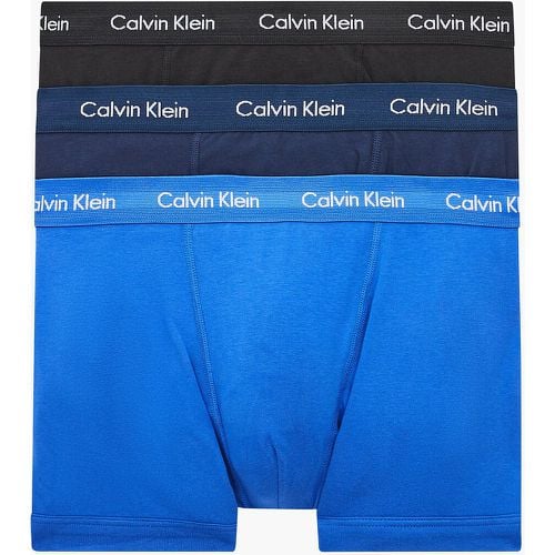 Pack of 3 Stretch Cotton Hipsters - Calvin Klein Underwear - Modalova