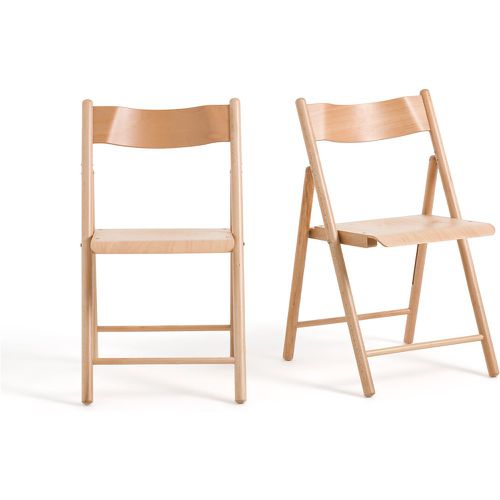 Set of 2 Panni Beech Folding Chairs - LA REDOUTE INTERIEURS - Modalova