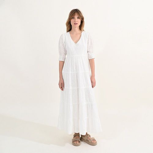 Embroidered Cotton Maxi Dress - MOLLY BRACKEN - Modalova