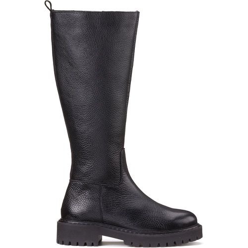 Leather Riding Boots with Flat Heel - LA REDOUTE COLLECTIONS - Modalova