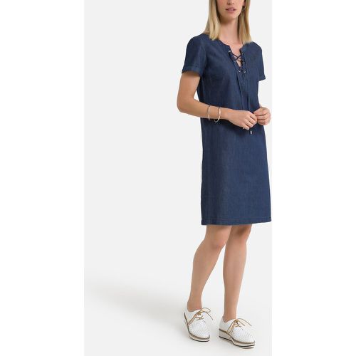 Organic Cotton Shift Dress with Short Sleeves - Anne weyburn - Modalova