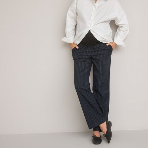 Striped Straight Maternity Trousers, Length 29.5" - LA REDOUTE COLLECTIONS - Modalova