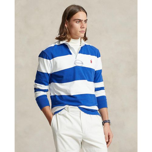Striped Cotton Rugby Shirt with Long Sleeves - Polo Ralph Lauren - Modalova