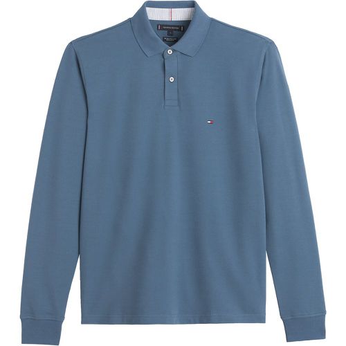 Organic Cotton Pique Polo Shirt in Regular Fit with Long Sleeves - Tommy Hilfiger - Modalova