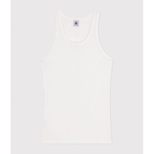 Cotton Vest Top with Crew Neck - PETIT BATEAU - Modalova