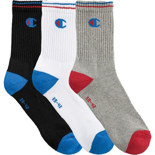 Pack of 3 Pairs of Socks in Cotton Mix - Champion - Modalova