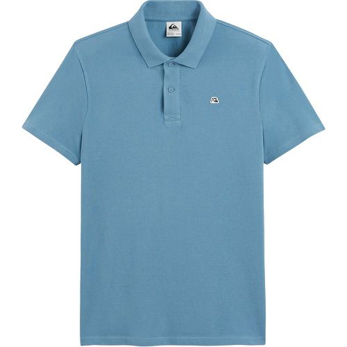 Embroidered Logo Polo Shirt in Organic Cotton with Short Sleeves - Quiksilver - Modalova