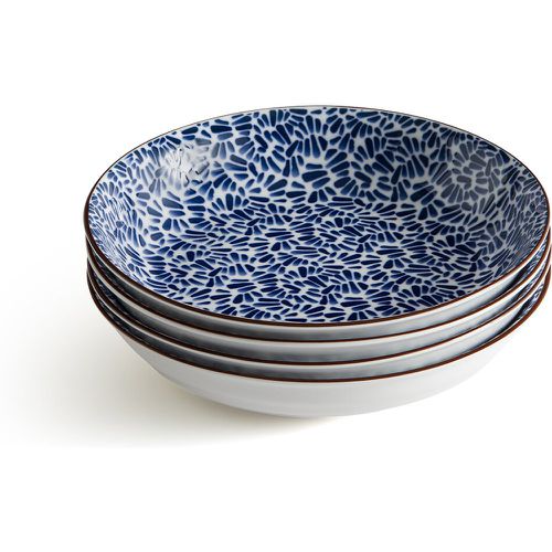 Set of 4 Bowlia Shell Pattern Porcelain Soup Bowls - LA REDOUTE INTERIEURS - Modalova