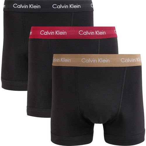 Pack of 3 Stretch Cotton Hipsters - Calvin Klein Underwear - Modalova