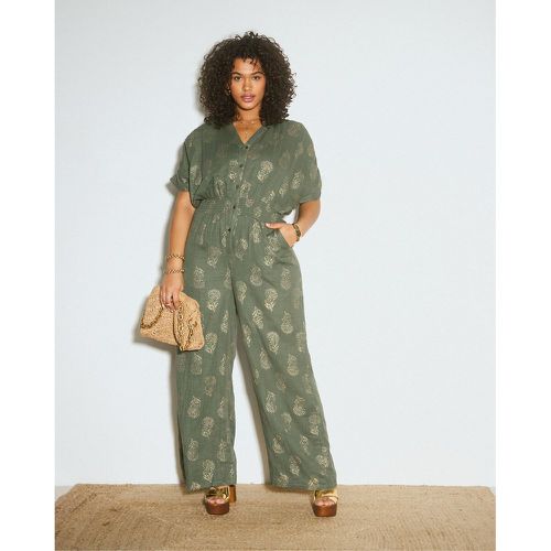 Miranda Printed Cotton Jumpsuit - ALMÉ - Modalova