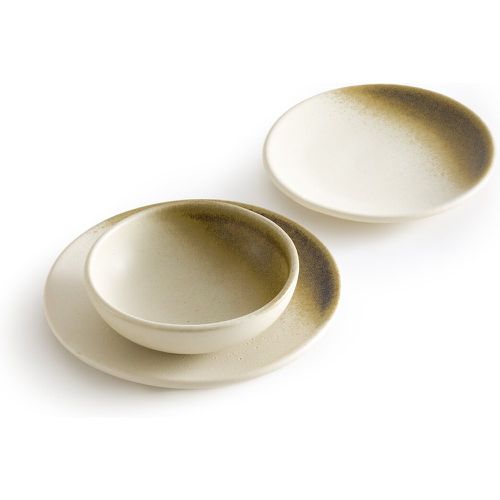 Set of 4 Macchiato Stoneware Plates - AM.PM - Modalova
