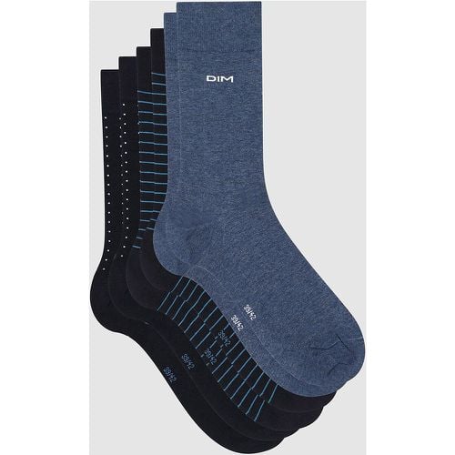 Pack of 3 Pairs of Crew Socks in Cotton Mix - Dim - Modalova