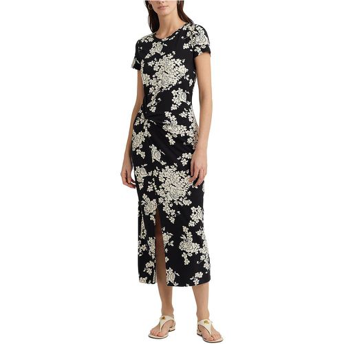 Syporah Floral Print Dress in Cotton Mix with Short Sleeves - Lauren Ralph Lauren - Modalova