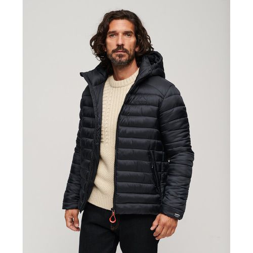 Fuji Sport Quilted Padded Jacket with Embroidered Logo and Hood - Superdry - Modalova