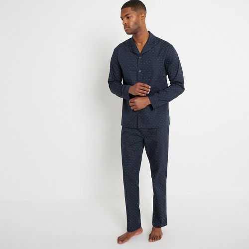 Polka Dot Cotton Pyjamas with Buttoned Top/Straight Trousers - LA REDOUTE COLLECTIONS - Modalova
