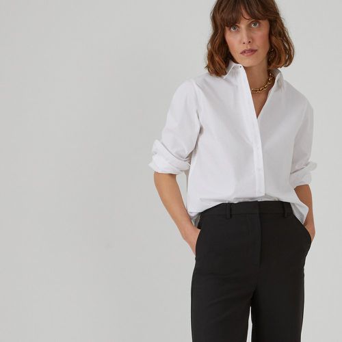 Cotton Boyfriend Shirt with Long Sleeves - LA REDOUTE COLLECTIONS - Modalova