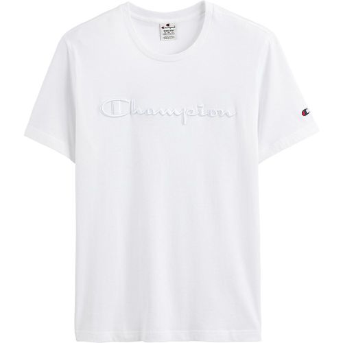 Large Embroidered Logo T-Shirt in Cotton with Short Sleeves - Champion - Modalova