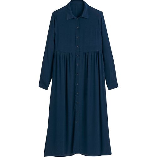 Tiered Midaxi Shirt Dress with Long Sleeves - LA REDOUTE COLLECTIONS - Modalova