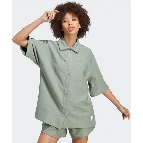 Loungewear Long Oversized Shirt in Cotton - ADIDAS SPORTSWEAR - Modalova