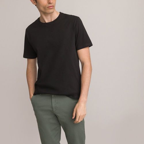 Organic Cotton T-Shirt with Crew Neck and Short Sleeves - LA REDOUTE COLLECTIONS - Modalova