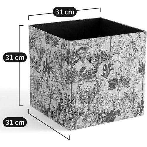 Palmeira Jungle Polycotton Storage Box - LA REDOUTE INTERIEURS - Modalova