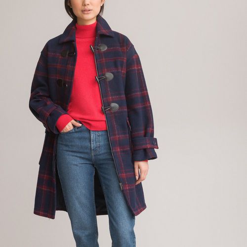 Checked Duffle Coat - LA REDOUTE COLLECTIONS - Modalova