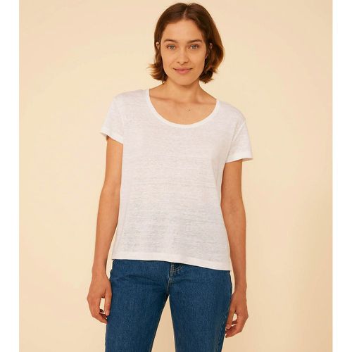 Linen Regular Fit T-Shirt - PETIT BATEAU - Modalova