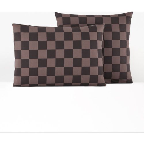 John Checkerboard 100% Cotton Percale 200 Thread Count Pillowcase - LA REDOUTE INTERIEURS - Modalova