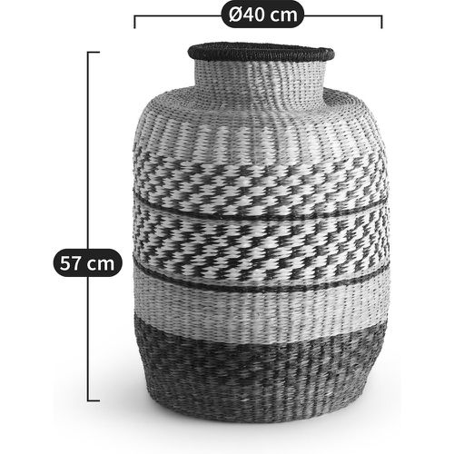 Maylon 57cm High Decorative Woven Straw Jar - LA REDOUTE INTERIEURS - Modalova