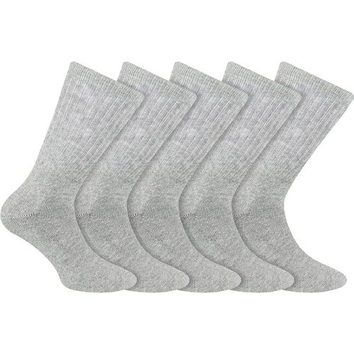 Pack of 5 Pairs of Eco Sports Socks in Cotton Mix - Dim - Modalova