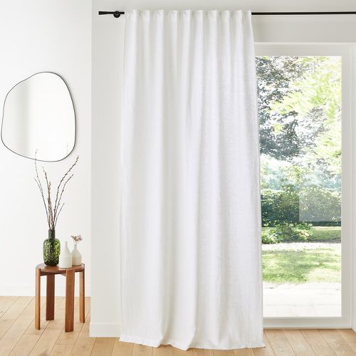 Elba Linen Curtain with Gathered Braid Finish - LA REDOUTE INTERIEURS - Modalova