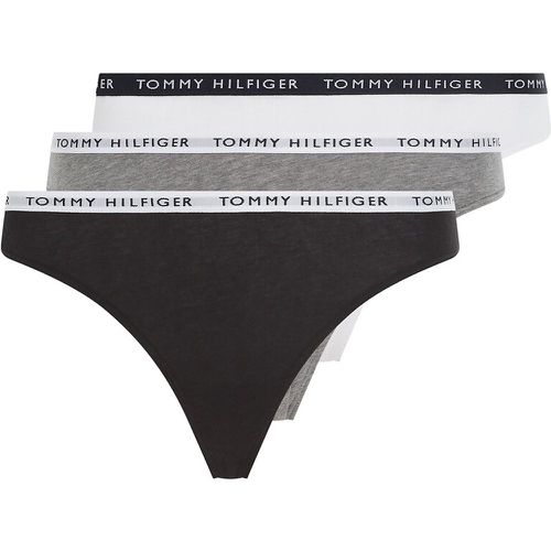 Pack of 3 Thongs in Stretch Cotton - Tommy Hilfiger - Modalova