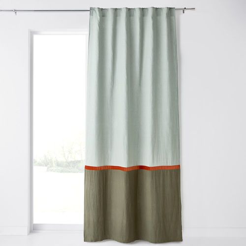 Onega x Velvet Linen and Velvet Hidden Tab Curtain - LA REDOUTE INTERIEURS - Modalova
