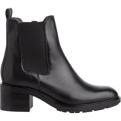 Leather Heeled Chelsea Boots - tamaris - Modalova