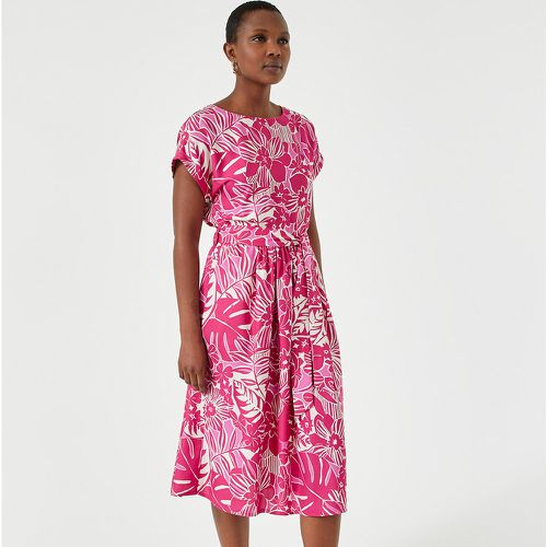 Full Mid-Length Dress in Recycled Floral Print - Anne weyburn - Modalova