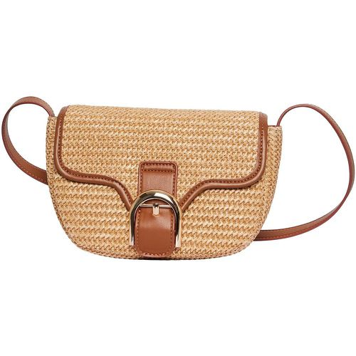 Luna Wicker Shoulder Bag - Pieces - Modalova