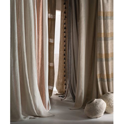 Colin Pure Linen Curtain with Flemish Pleats - AM.PM - Modalova