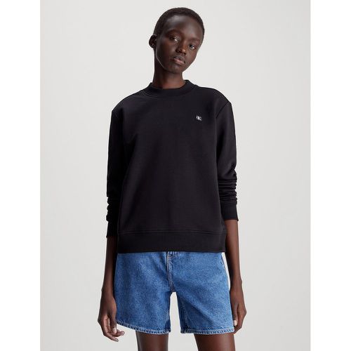 Cotton Mix Sweatshirt with Crew Neck - Calvin Klein Jeans - Modalova