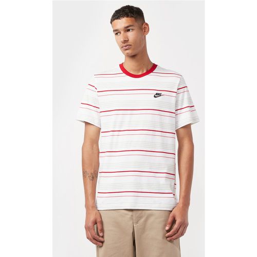 Nike Club Stripe T-Shirt, White - Nike - Modalova
