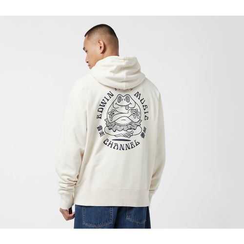 Edwin Music Channel Hoodie, White - Edwin - Modalova