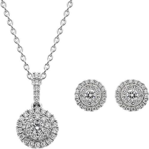 Ct White Gold Diamond Two Piece Gift Set - C W Sellors Diamond Jewellery - Modalova