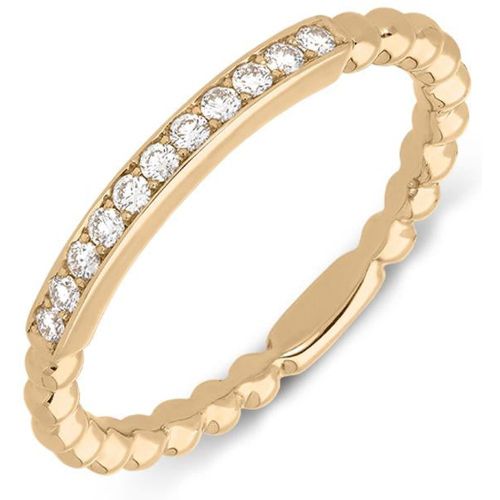 Ct Rose Gold 0.12ct Diamond Stacking Ring - Bloch - Modalova