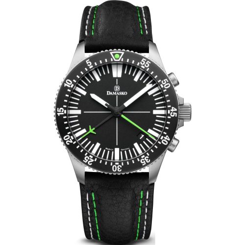 Watch DC 82 Green Leather Pin - Damasko - Modalova