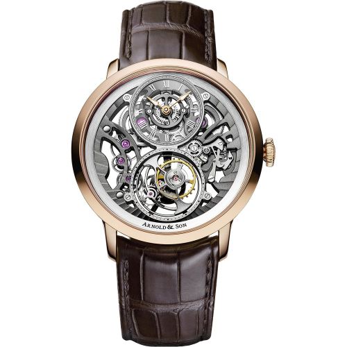 Watch Ultrathin Tourbillon Gold Skeleton - Arnold & Son - Modalova