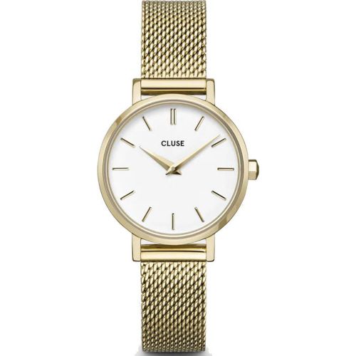 Watch Boho Chic Petite Mesh White Gold - cluse - Modalova